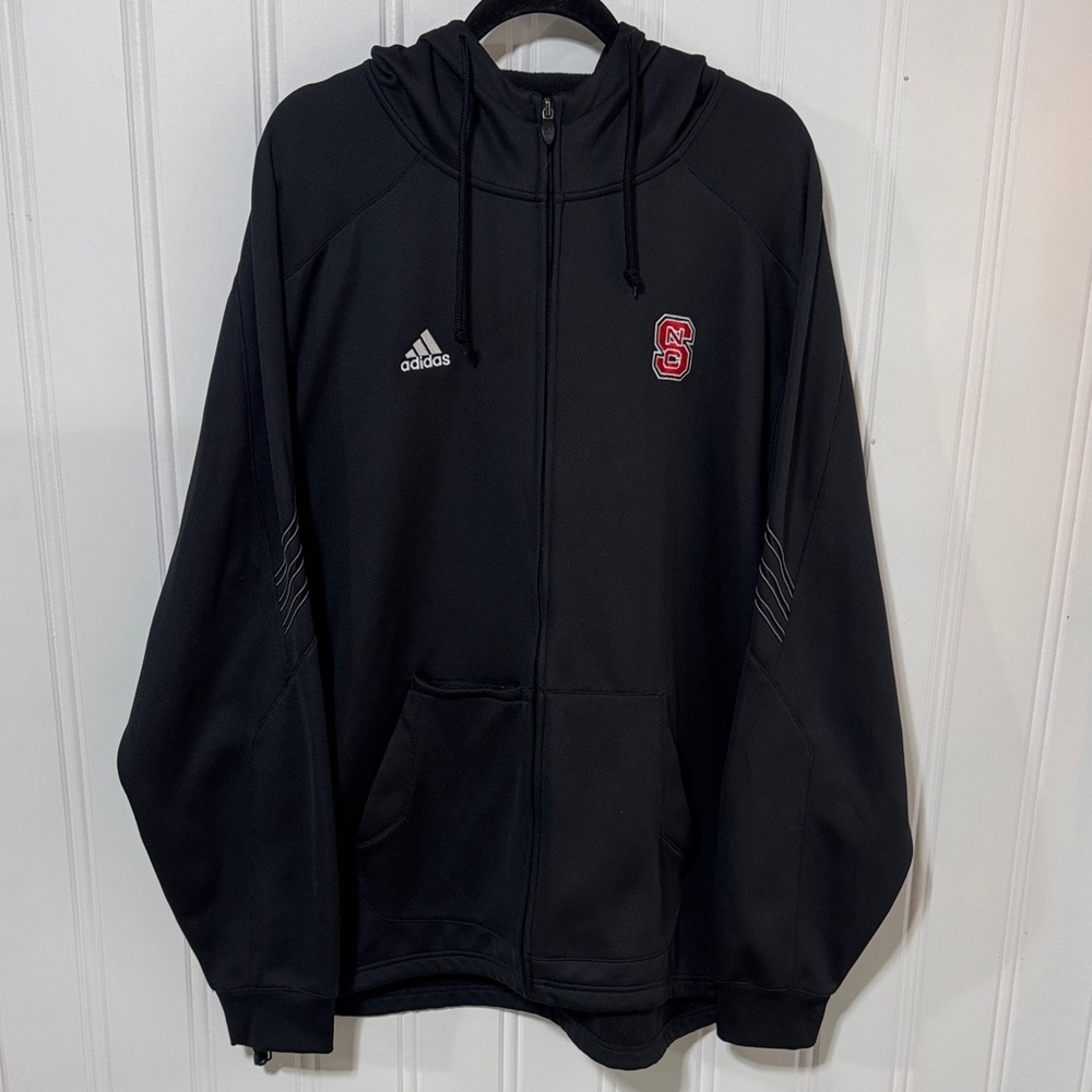 Adidas NC State Wolfpack full zip hoody jacket Men’s 2XL